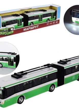Дитяча ігрова модель тролейбус play smart 9716d масштаб 1:43