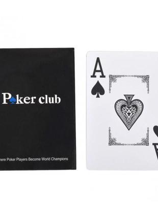 Гральні карти "poker" 81357, 54 пластикові карти