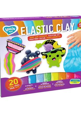 Набір для ліплення з повітряним пластиліном elastic clay 70140...