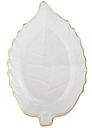 Пиала "белый лист", 21,5 см