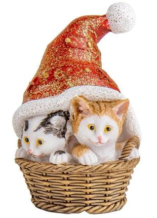 Статуэтка "новогодние котята"
