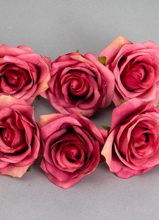 Головка розы 5 см. *рандомный выбор цвета