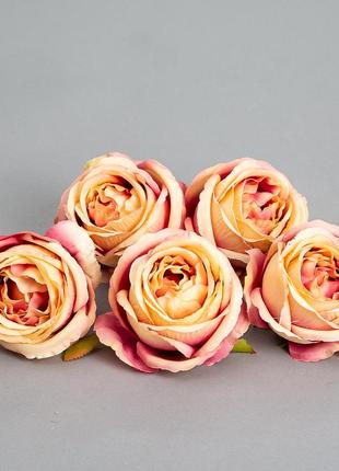Головка розы 7 см. *рандомный выбор цвета