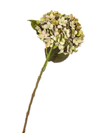 Цветок искусственный "гортензия салатовая"