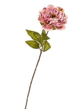 Цветок искусственный "пионовидная роза нежно-розовая"