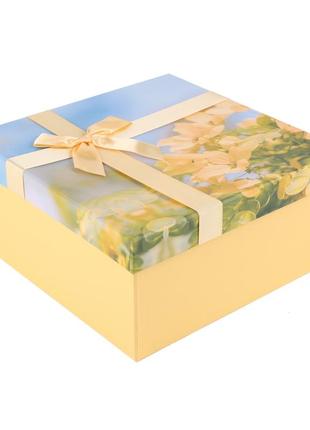 Набір із трьох коробок "весняний настрій", жовтий