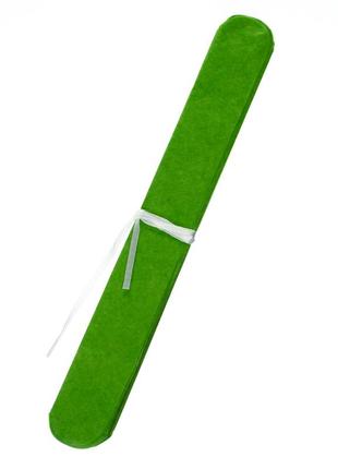 Бумажный пом-пон, зеленый 25 см.