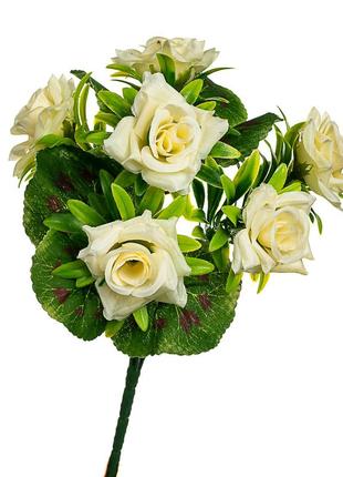 Букет "розы" белый 31 см