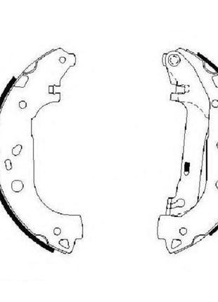 Тормозные колодки Bosch барабанные задние FORD Transit Connect...