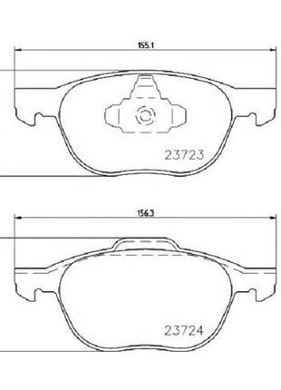 Тормозные колодки Bosch дисковые передние FORD/MAZDA/VOLVO
Foc...