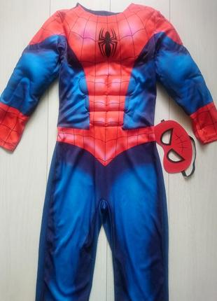 Карнавальний костюм спайдермен spider man marvel з маскою