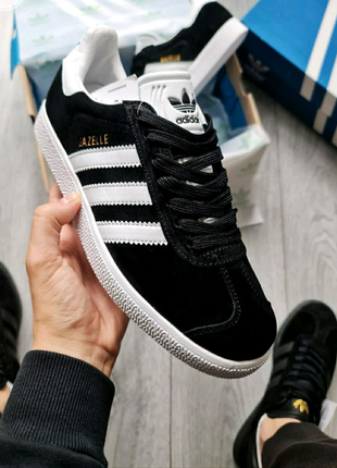 Чоловічі кросівки Adidas Gazelle Black/White