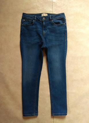 Брендові прямі джинси з високою талією f&f, 12 розмір.