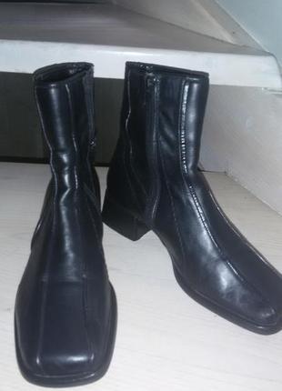 Кожаные ботинки, утепленные, бренда bianco размер 39 (25.7 см)