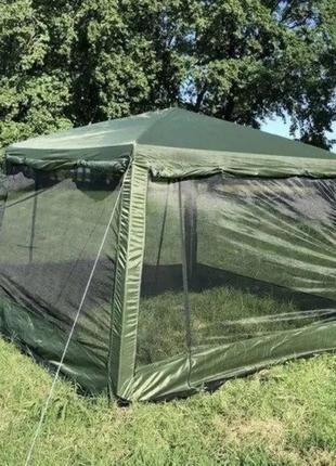 Палатка-шатер Lanyu 320x320x245 см беседка туристическая с мос...