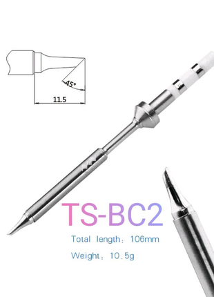 Жало TS-BC2 для паяльника TS101, жало TS-BC2 для паяльника TS100
