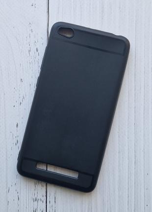 Чехол Xiaomi Redmi 4A для телефона силиконовый Черный
