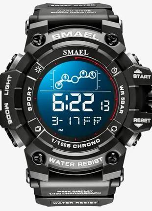 Часы мужские спортивные наручные Smael 8082 (черные)