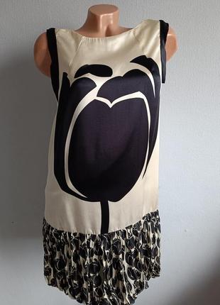 Сукня із натурального шовку "тюльпан".
