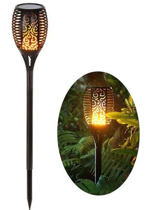 Декоративный садовый светильник (факел) wus на солнечной батар...