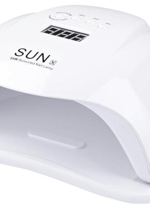 Лампа sun x54 white 54w uv/led для полимеризации white (5502)