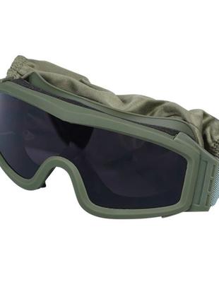 Тактические очки маска e-tac wt-12 + сменные линзы (1 очки и 3...
