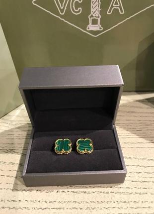 Сережки van cleef arpels alhambra