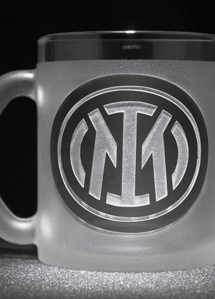 Чашка Интер Милан Inter для кофе чая 300 мл футбольная чашка