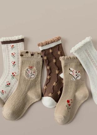 Дитячі шкарпетки для дівчаток 3-5 років