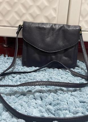 Шикарная кожаная сумка real leather /кроссбоди /англия /100% кожа