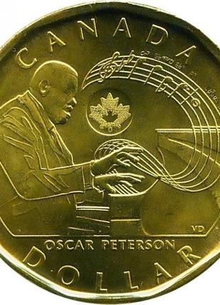 Канада 1 доллар, 2022 Оскар Питерсон №1432
