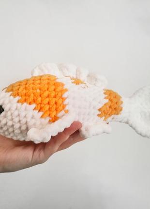 Плюшевая рыбка кои ручной работы рыба