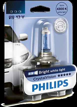 Галогеновая лампа PHILIPS 12342CVB1 H4 60/55W 12V P43t Crystal...