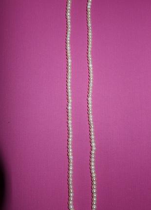 Прикраса на шию намисто з натуральних перлів 36-36 см