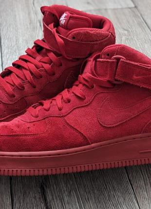 Кроссовки nike air force 1 mid red p.44