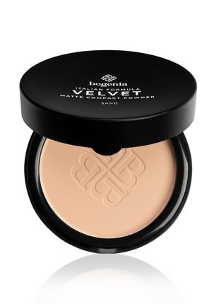 Пудра для обличчя Bogenia Velvet matte №104 sand пісочний