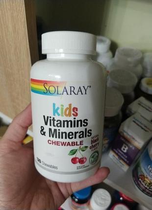 Жевательные витамины и микроэлементы для детей, со вкусом нату...