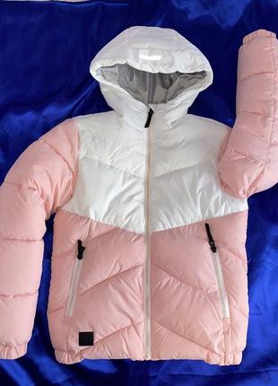 Lcepeak куртка зимняя пуфер детская для девочки 11-12 лет