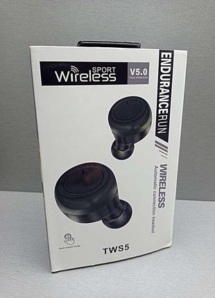 Наушники Bluetooth-гарнитура Б/У Wireless TWS-5