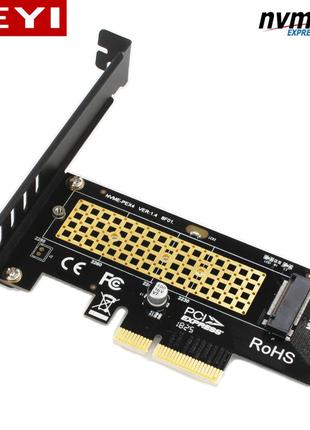 Переходник Адаптер PCI-E на M.2 NVMe SSD JEYI SK4 PCIе 4.0/3.0...