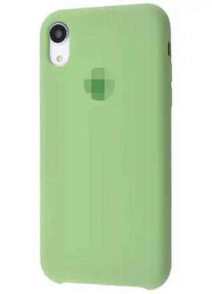 Силиконовый чехол для iPhone XR Green