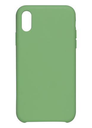 Силіконовий чохол Epik для iPhone Xs Max Green