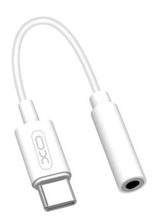 Переходник XO-NB-R161 Type-C to 3.5mm audio Белый