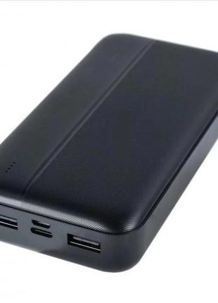 Павербанк WUW Y94 20000mAh Micro-USB/Type-C/2 USB Черный