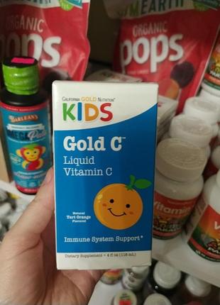 Liquid gold, витамин c в жидкой форме для детей, класс usp, со...