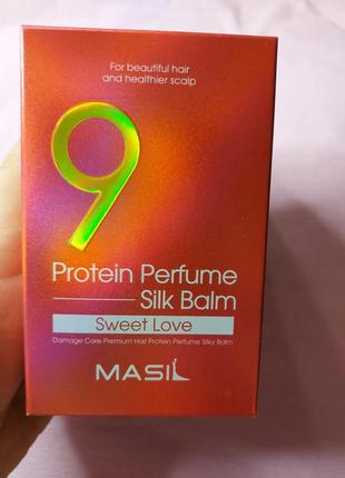 Незмивний парфумований бальзам для волосся з протеїнами "солод...