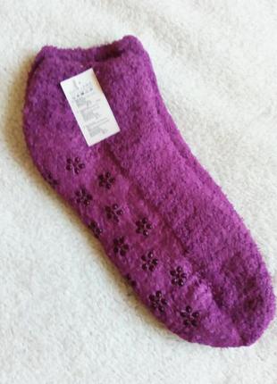 Женские носки для дома/носки-тапочки с антискользящим покрытием