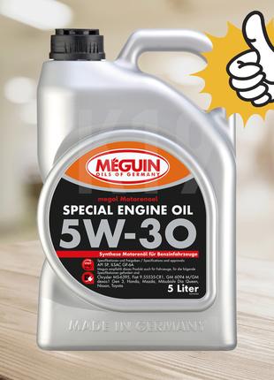 Meguin моторное масло Special Engine Oil SAE 5w-30 5л