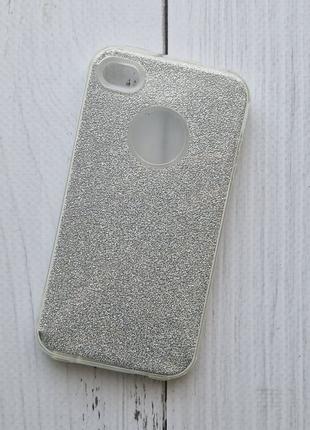 Чехол Apple iPhone 4 / iPhone 4S для телефона силиконовый Серый