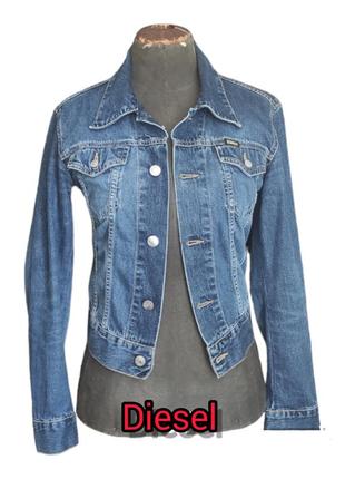 Джинсовая куртка пиджак джинсовка голубая дезель
